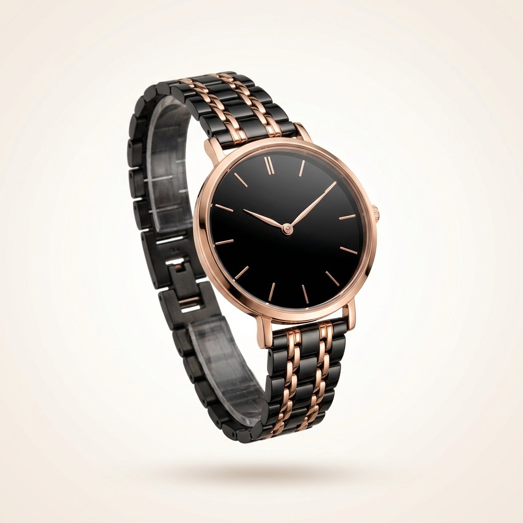 Empire Charm - Black Rose Gold